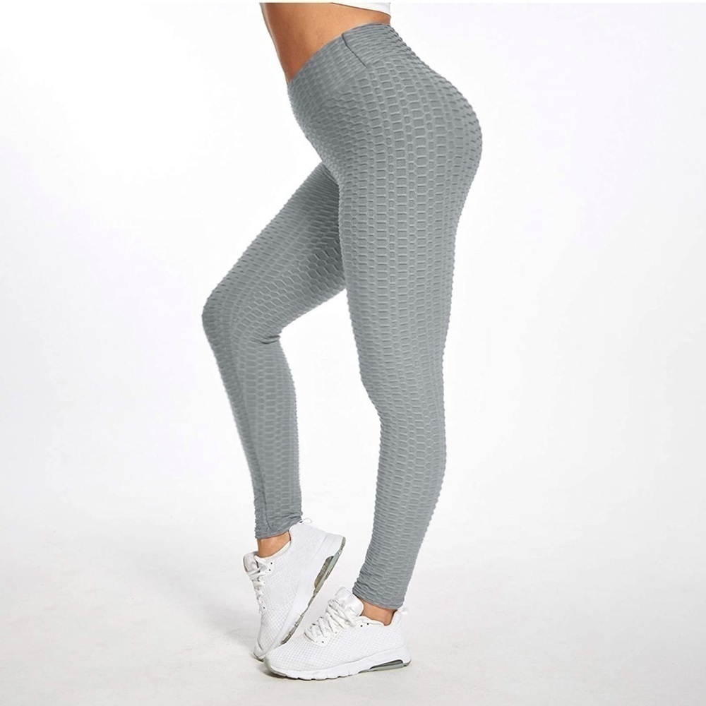 NWOT Viral TikTok Leggings Grey Size L